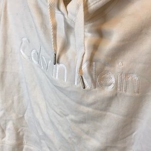 Calvin Klein white hoodie